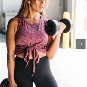 Zyia Active pink infinity tank